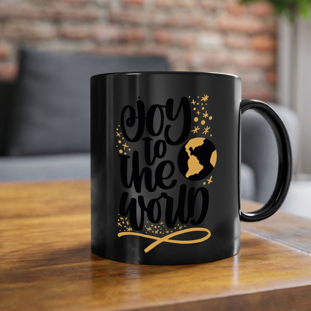 joy to the world gold 110#- christmas-Mug / Coffee Cup