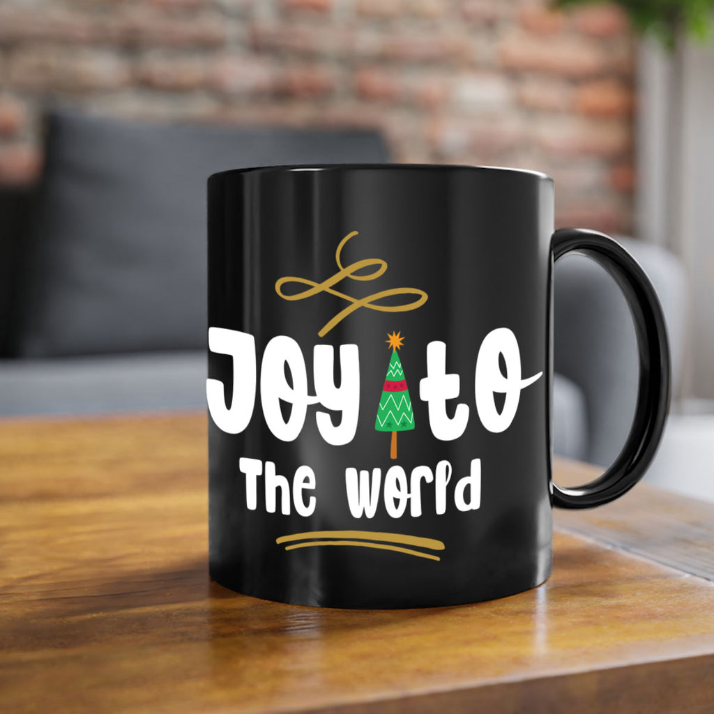 joy to the world style 412#- christmas-Mug / Coffee Cup