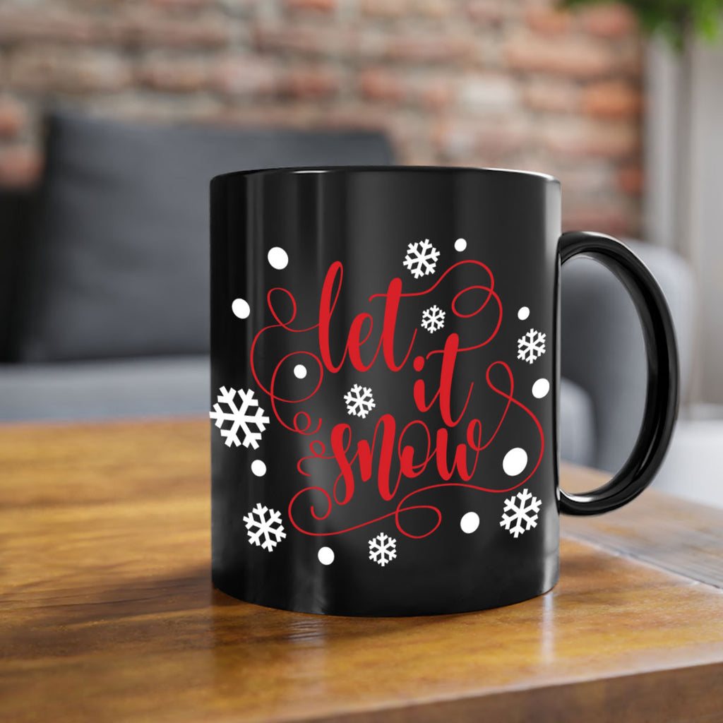 let it snow style 435#- christmas-Mug / Coffee Cup