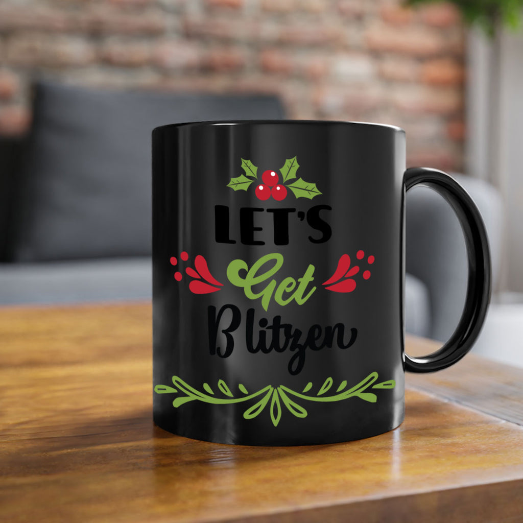 let s get blitzen style 437#- christmas-Mug / Coffee Cup