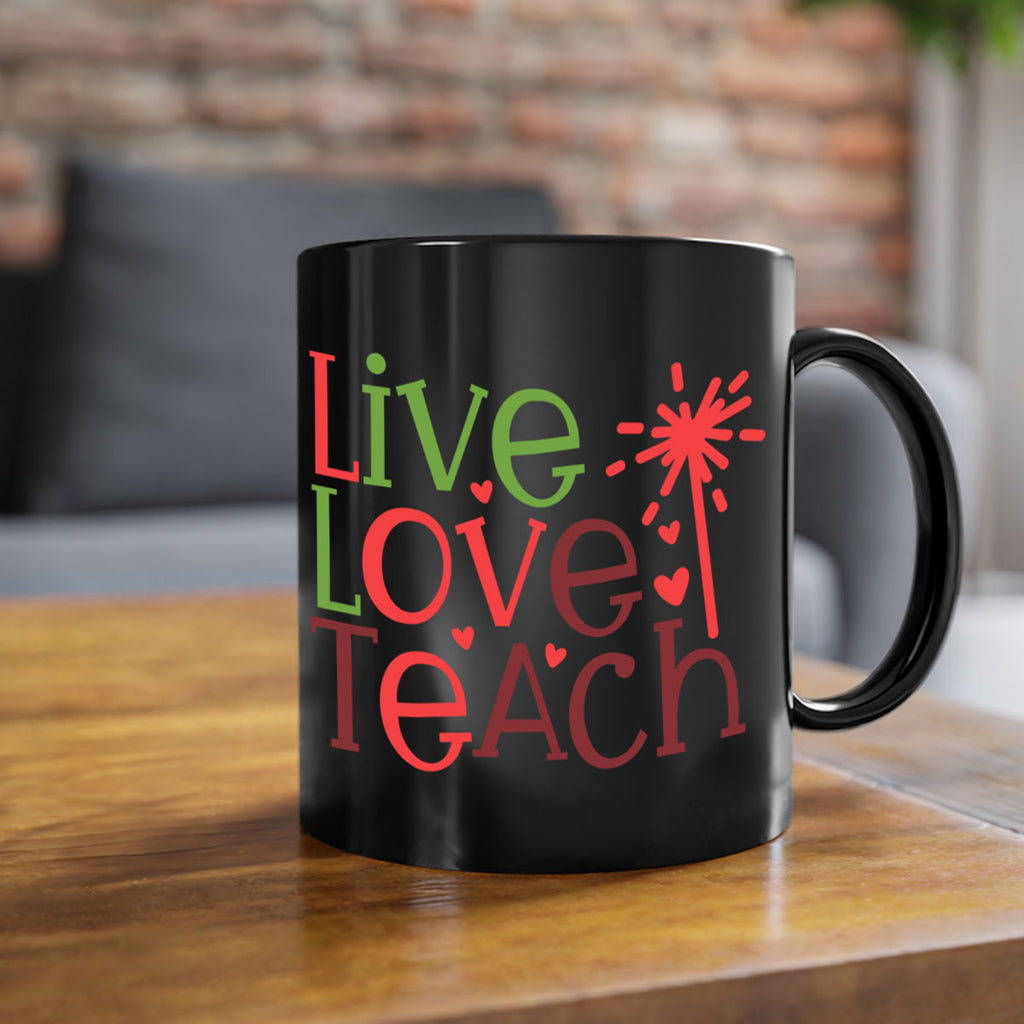 live love teach 230#- christmas-Mug / Coffee Cup