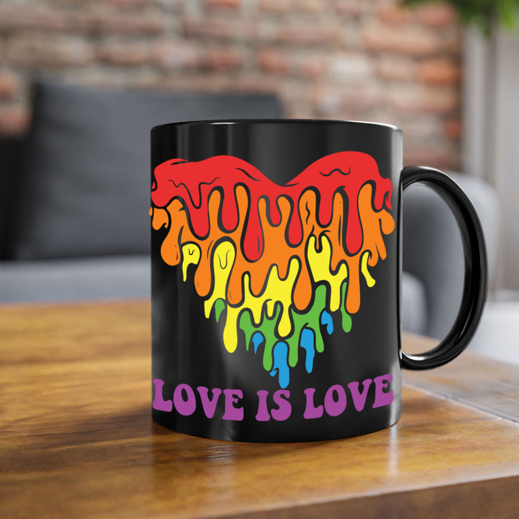 love is love rainbow ice lgbt 85#- lgbt-Mug / Coffee Cup