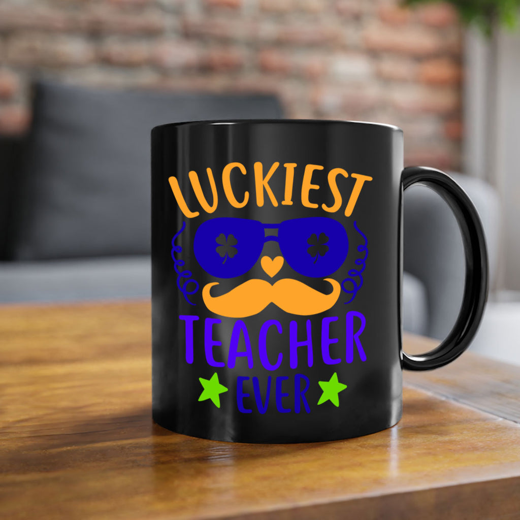 luckiest teacher ever 14#- mardi gras-Mug / Coffee Cup