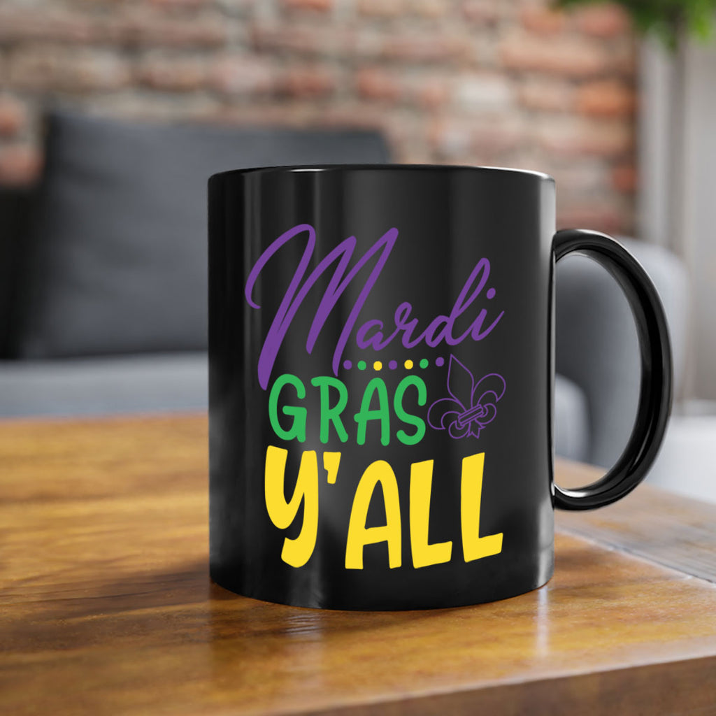mardi gras yall 77#- mardi gras-Mug / Coffee Cup