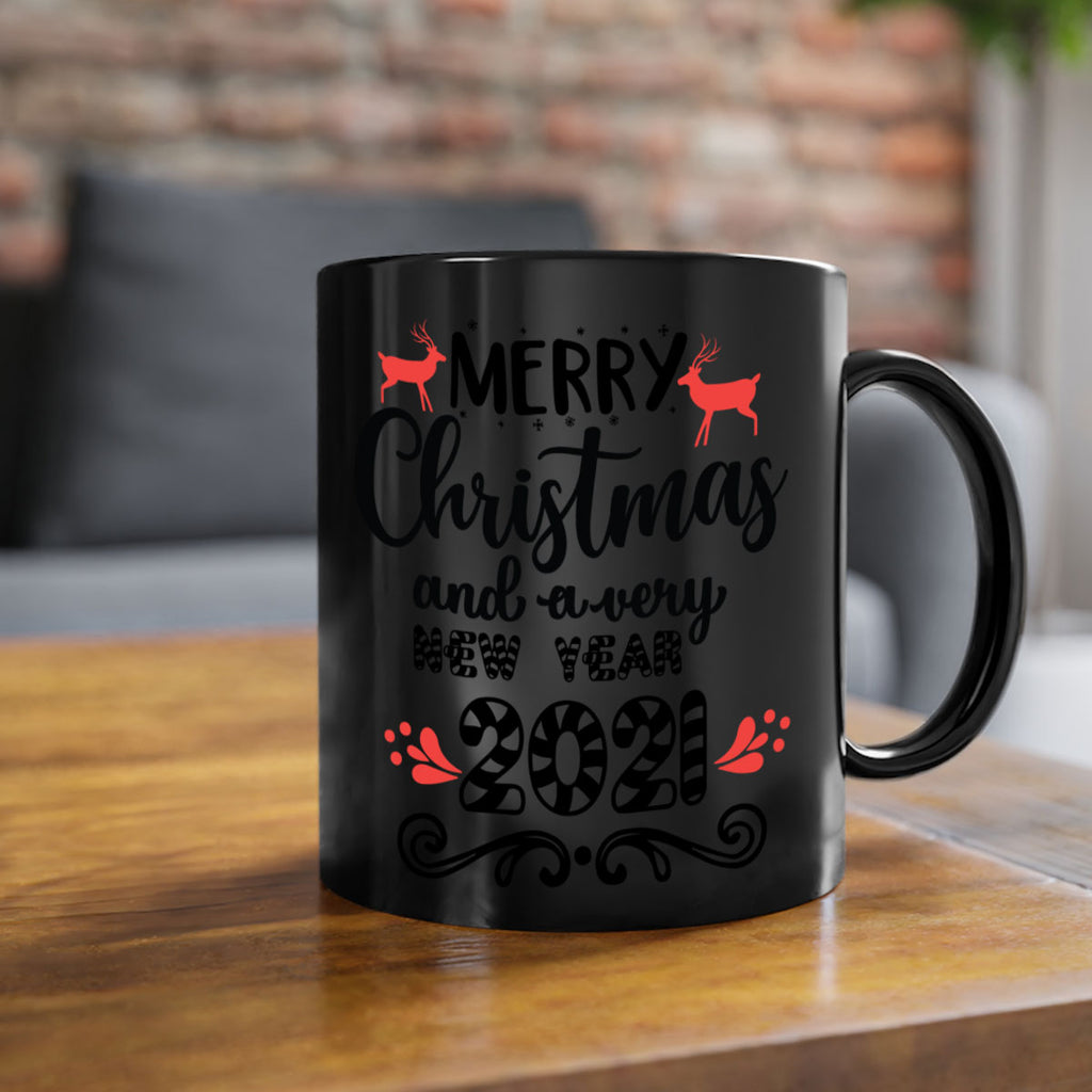 merry christmas and a very happy new year style 487#- christmas-Mug / Coffee Cup