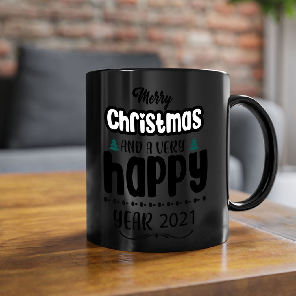 merry christmas and a very happy new year style 488#- christmas-Mug / Coffee Cup