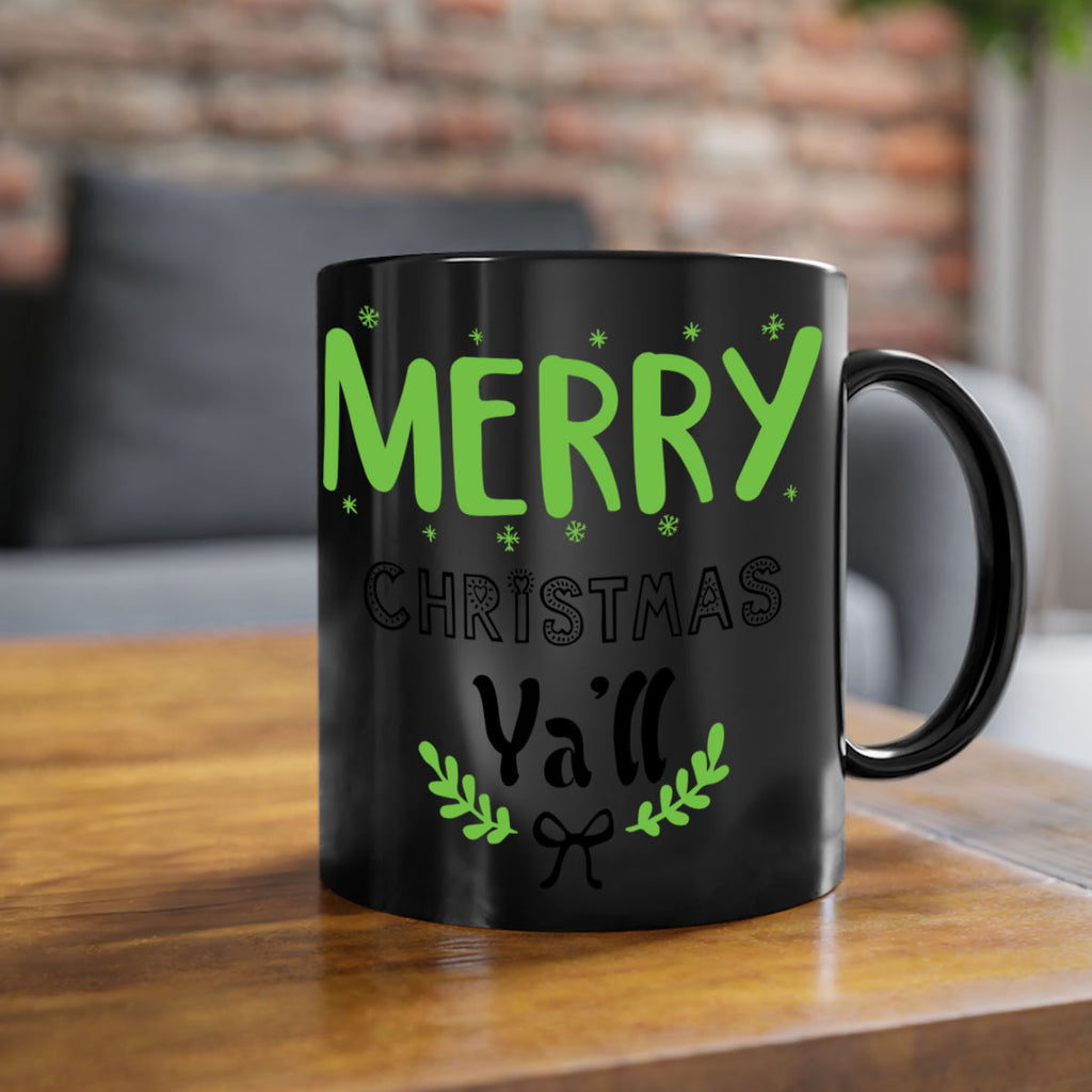 merry christmas ya ll style 506#- christmas-Mug / Coffee Cup