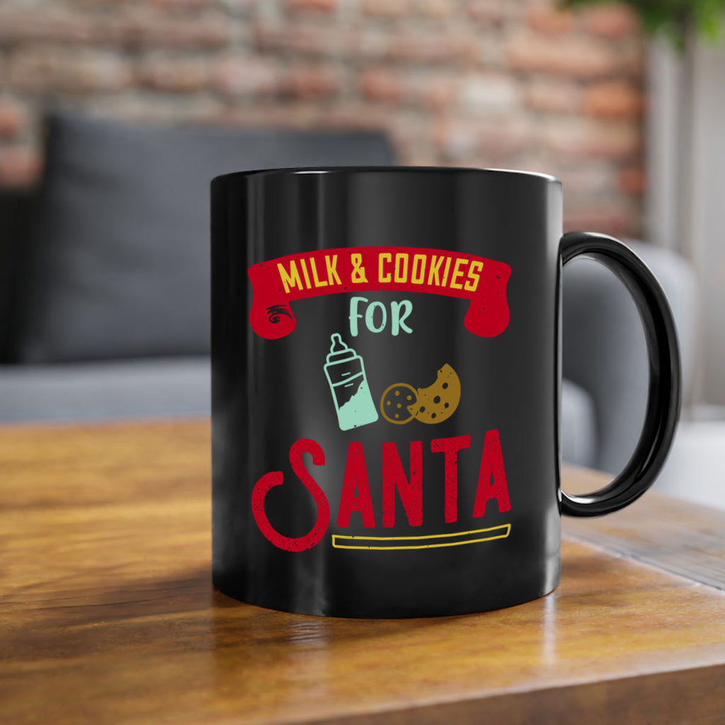 milk cookies for santa 383#- christmas-Mug / Coffee Cup