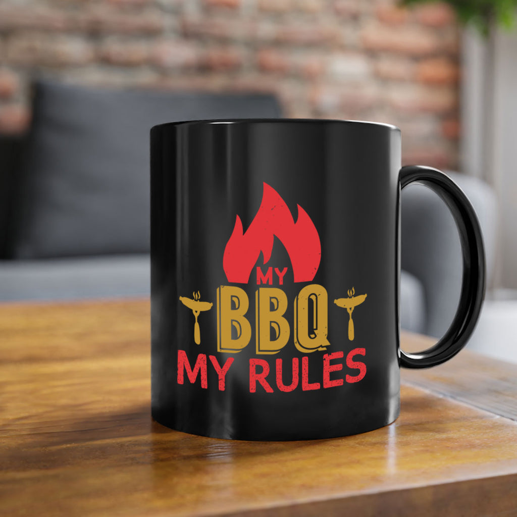 my bbq my ruless 21#- bbq-Mug / Coffee Cup