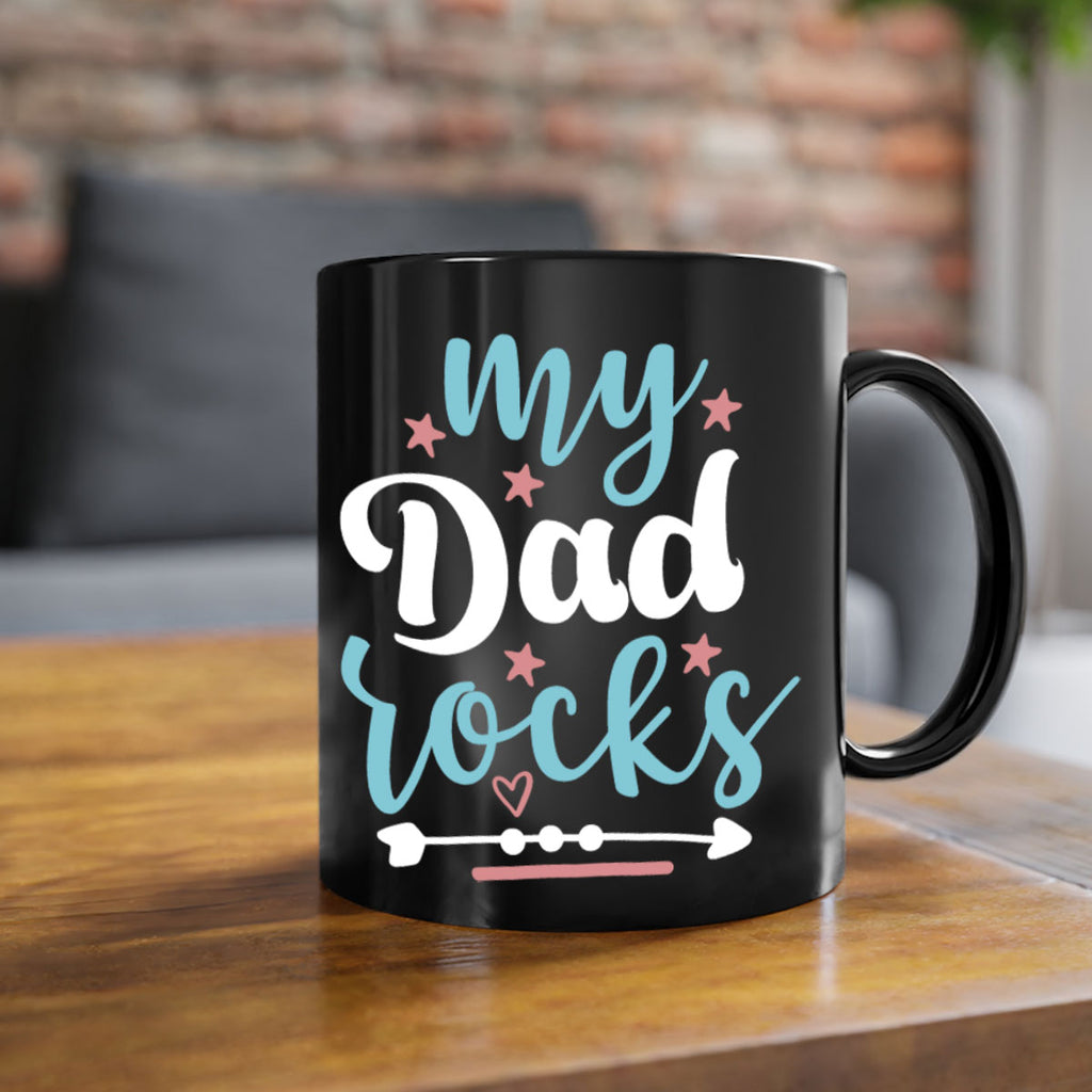 my dad rocks 82#- fathers day-Mug / Coffee Cup