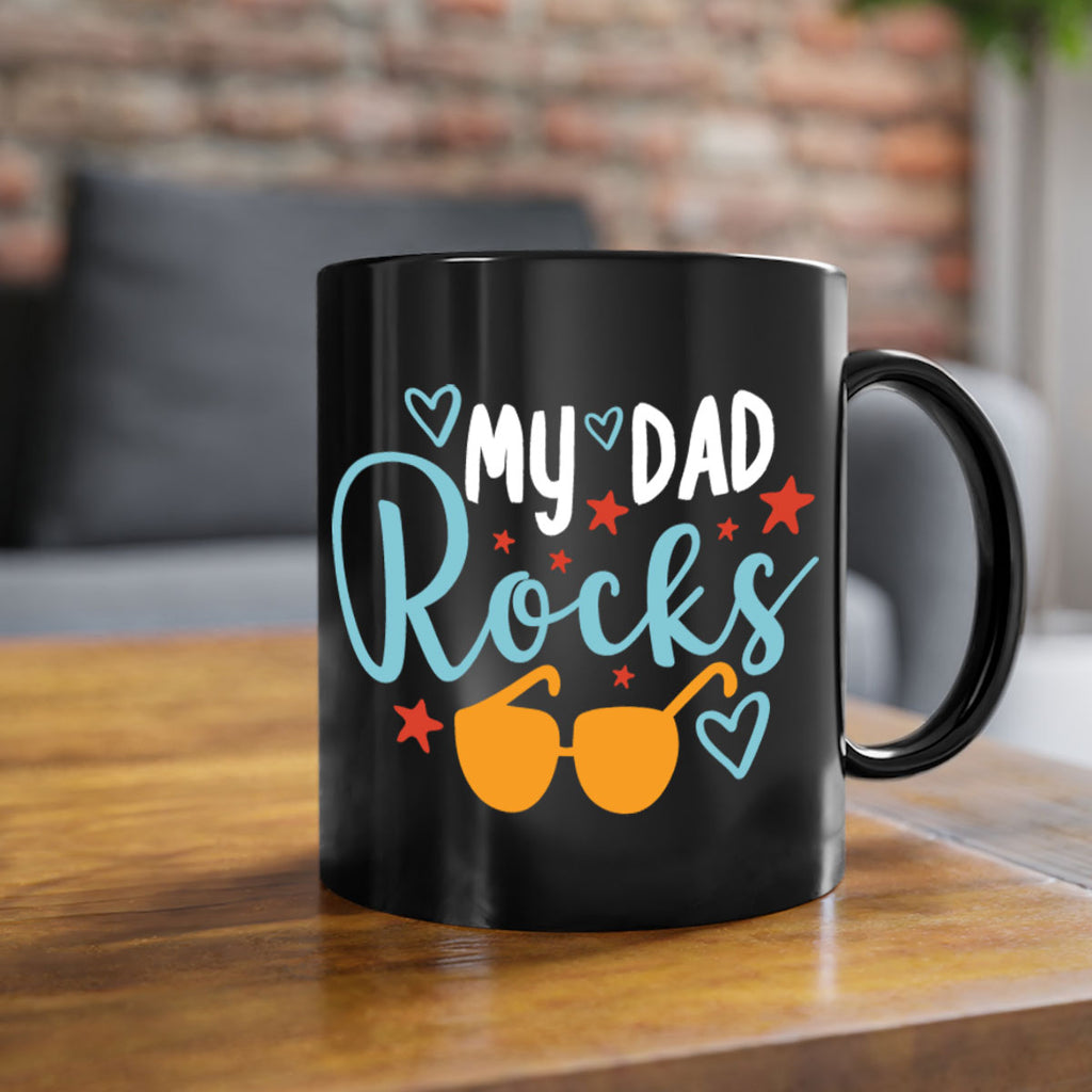 my dad rocks 83#- fathers day-Mug / Coffee Cup