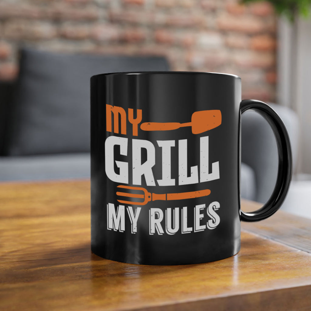my grill my rules 20#- bbq-Mug / Coffee Cup