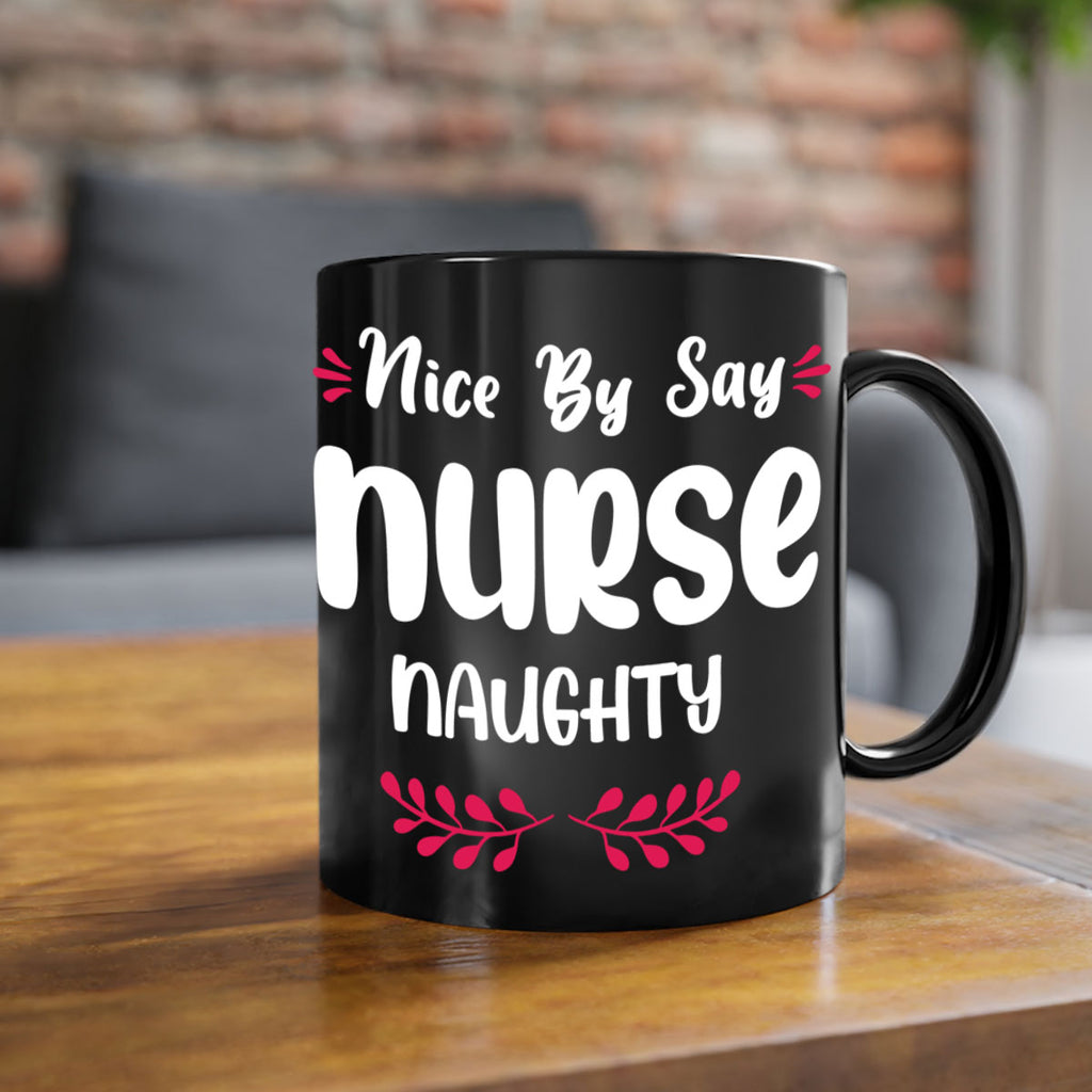 nice by say nurse naughty style 539#- christmas-Mug / Coffee Cup