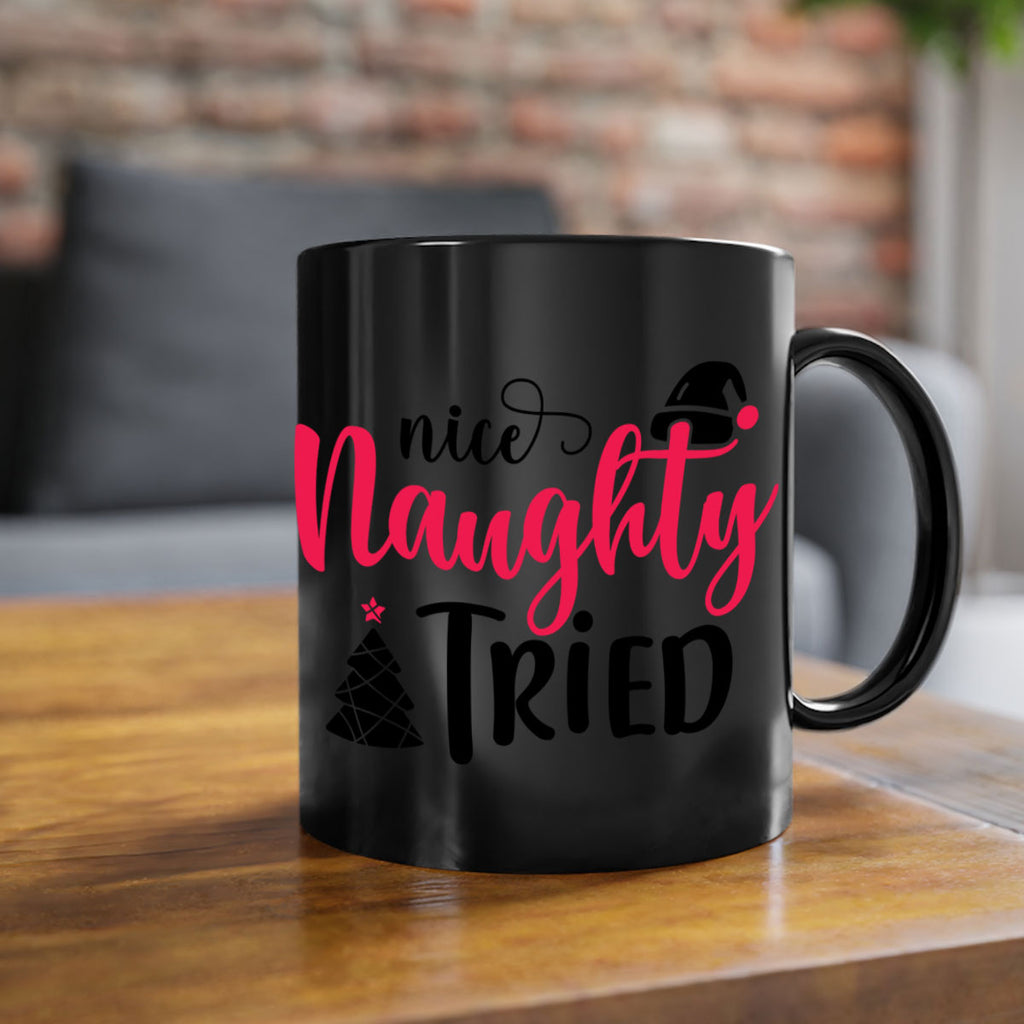 nice naughty i tried style 540#- christmas-Mug / Coffee Cup