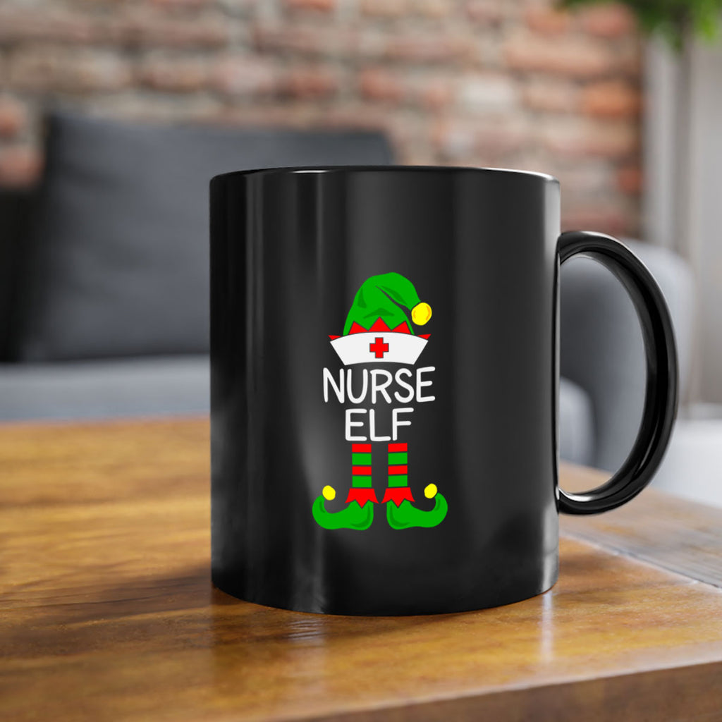 nurse elf style 16#- christmas-Mug / Coffee Cup