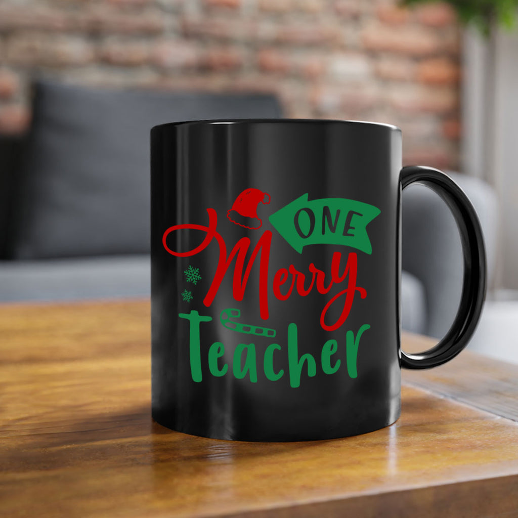 one merry teacher style 575#- christmas-Mug / Coffee Cup