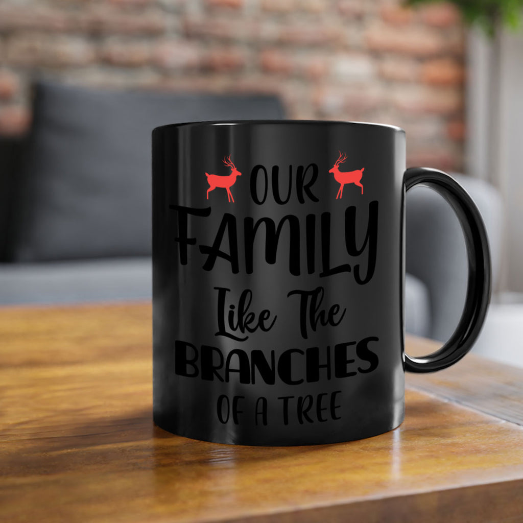 our family like the branches of a tree style 578#- christmas-Mug / Coffee Cup