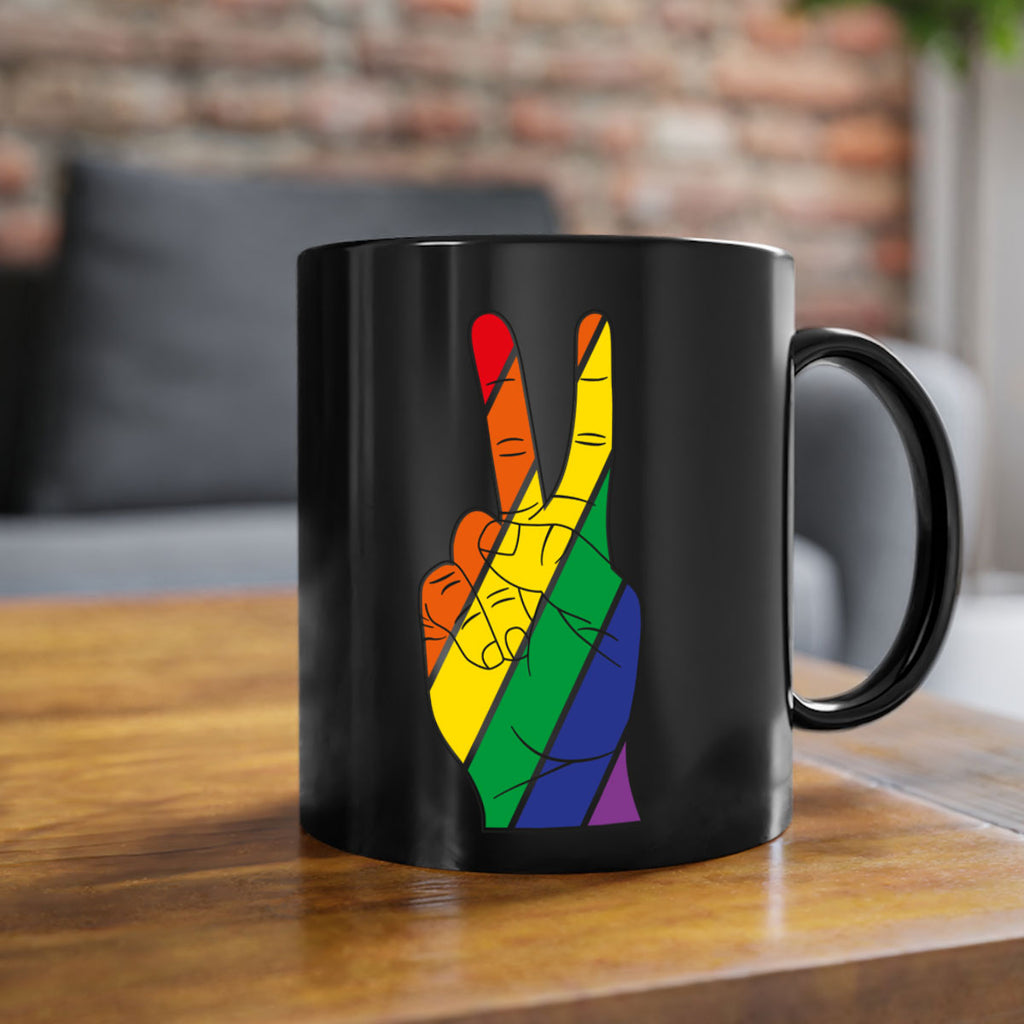 peacehand 72#- lgbt-Mug / Coffee Cup