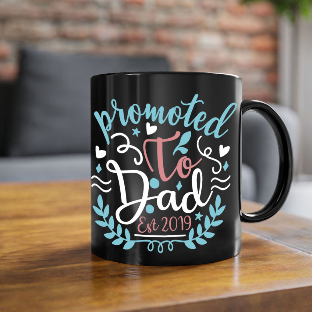 promoted to dad est 10#- fathers day-Mug / Coffee Cup