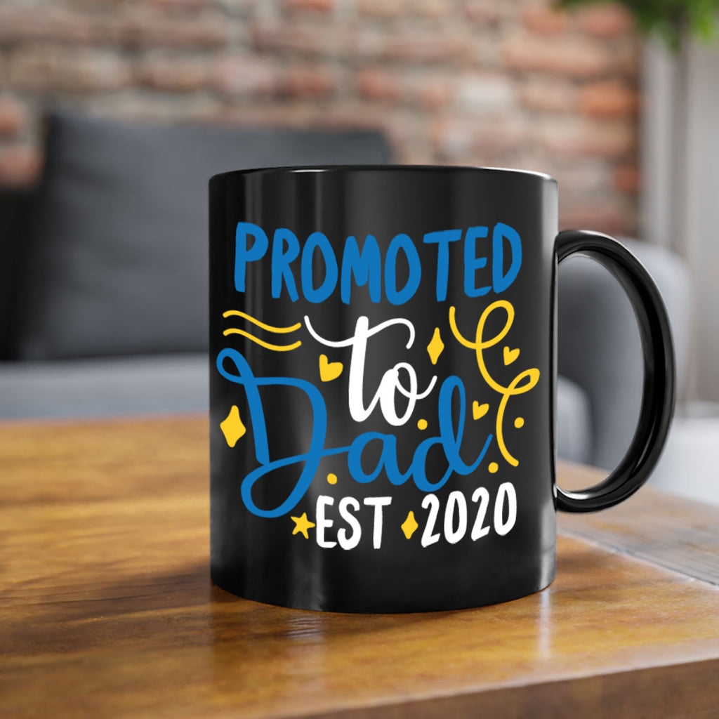 promoted to dad est 7#- fathers day-Mug / Coffee Cup