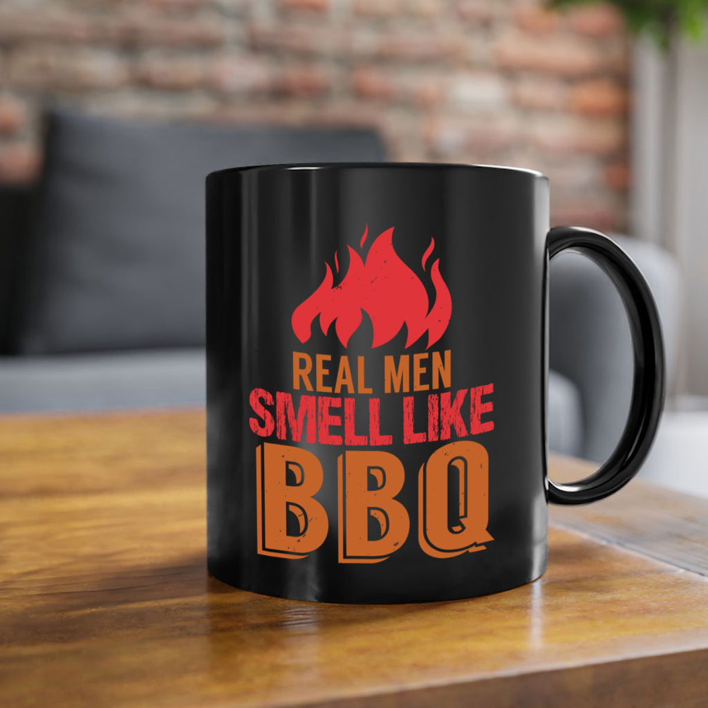 real men smell like bbq 16#- bbq-Mug / Coffee Cup