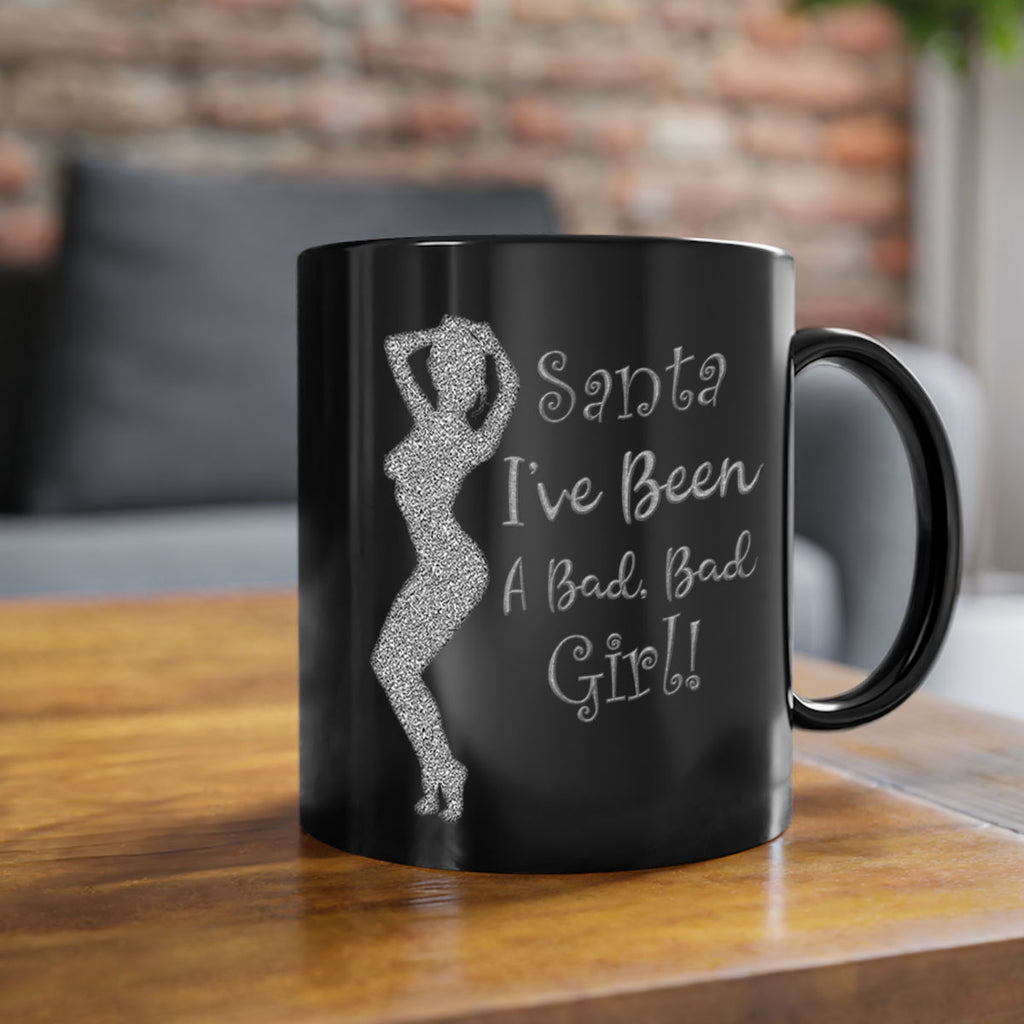 santa ive been a bad girl silver 446#- christmas-Mug / Coffee Cup