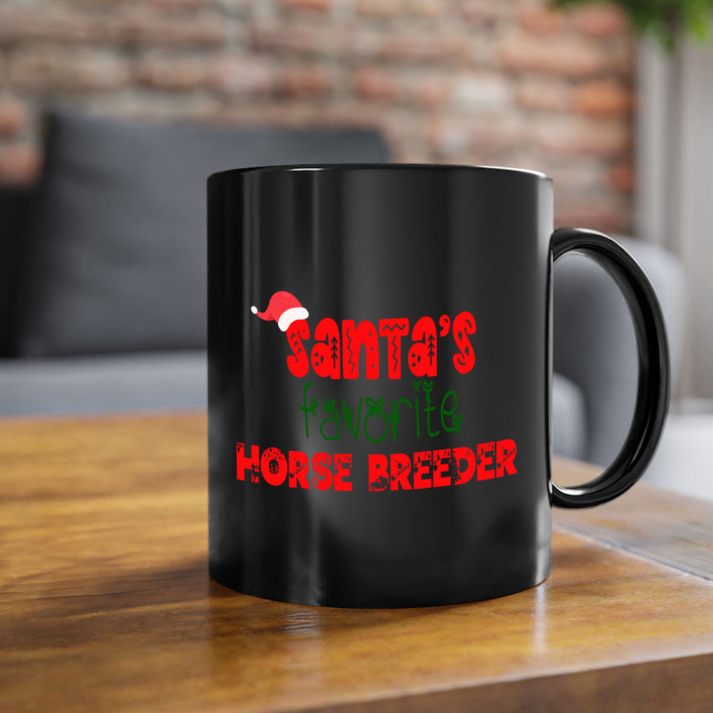 santas favorite horse breeder style 873#- christmas-Mug / Coffee Cup