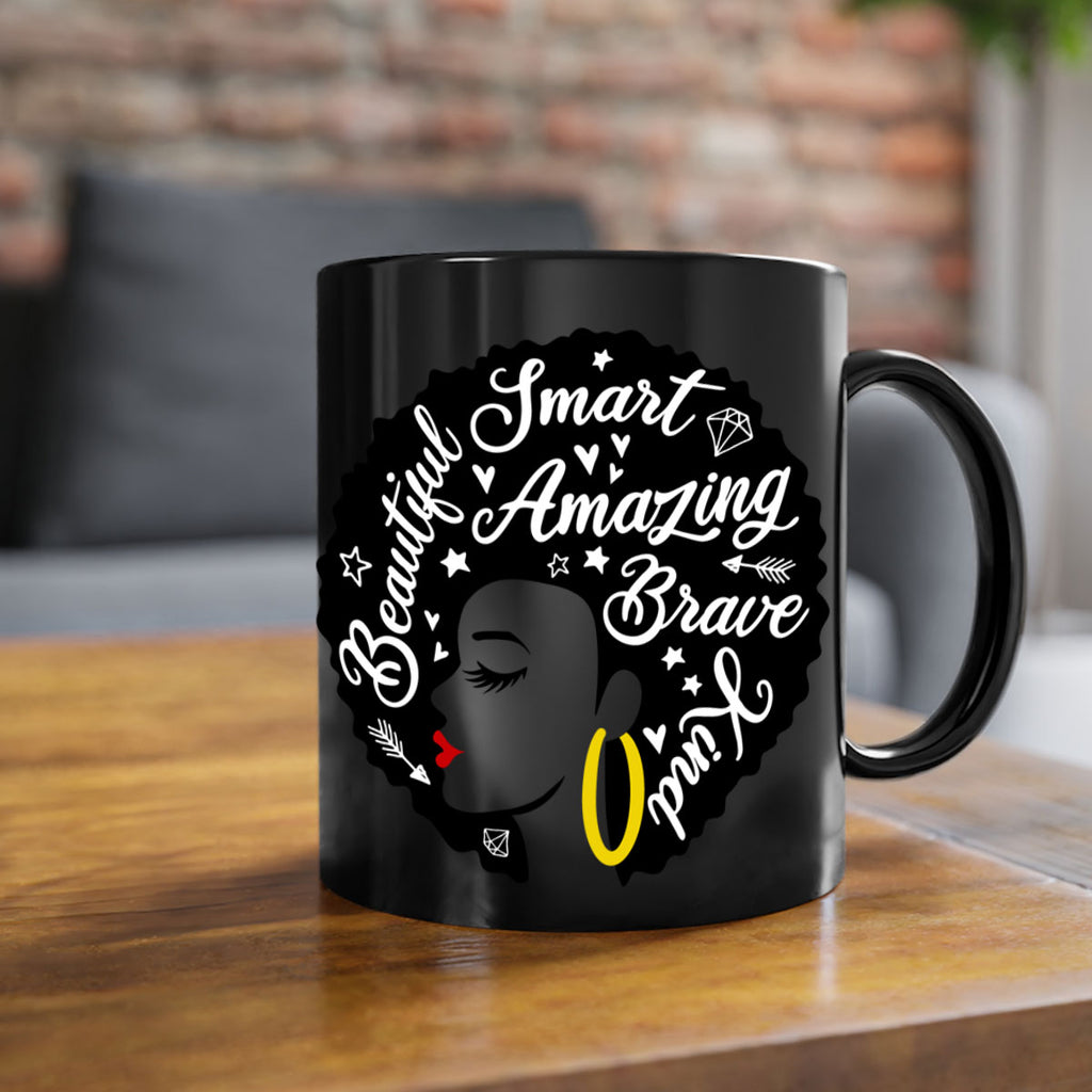 smart beautiful Style 5#- Black women - Girls-Mug / Coffee Cup