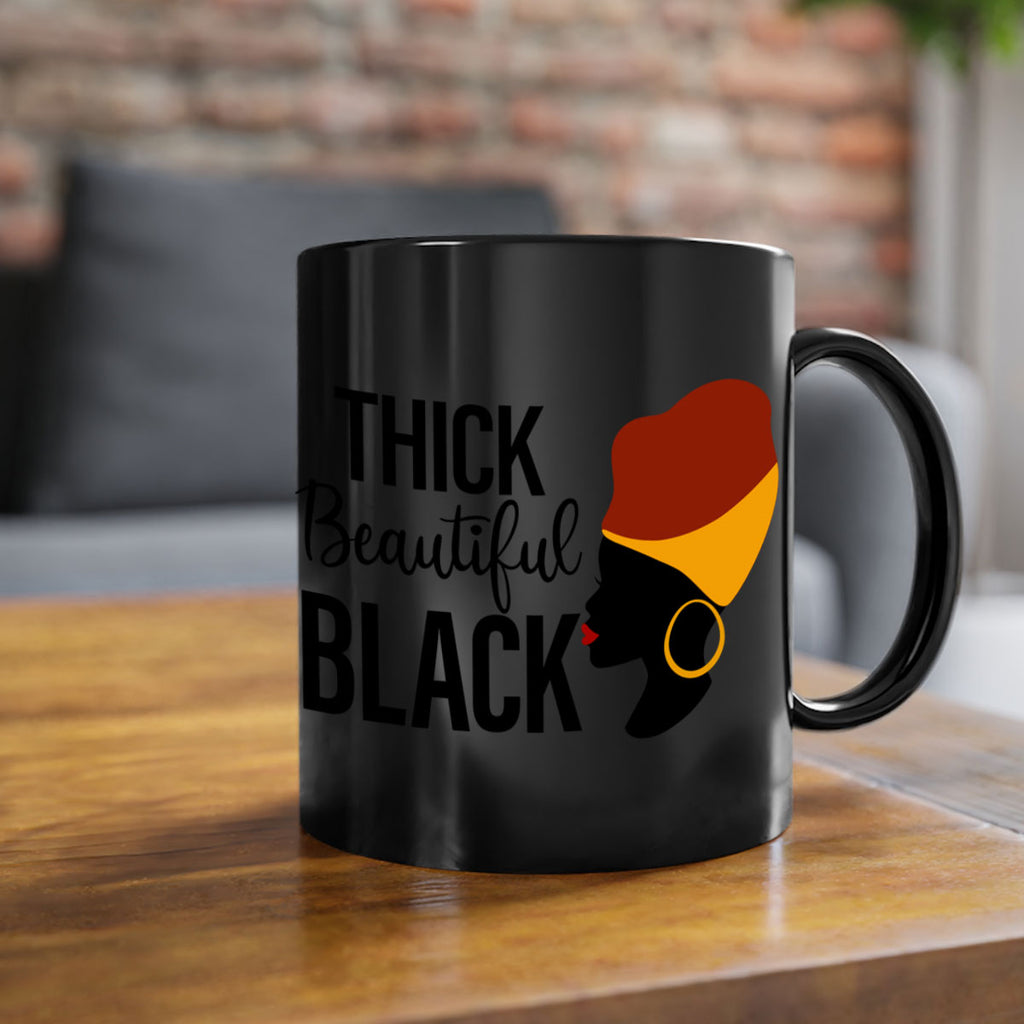 thick beautiful black Style 4#- Black women - Girls-Mug / Coffee Cup