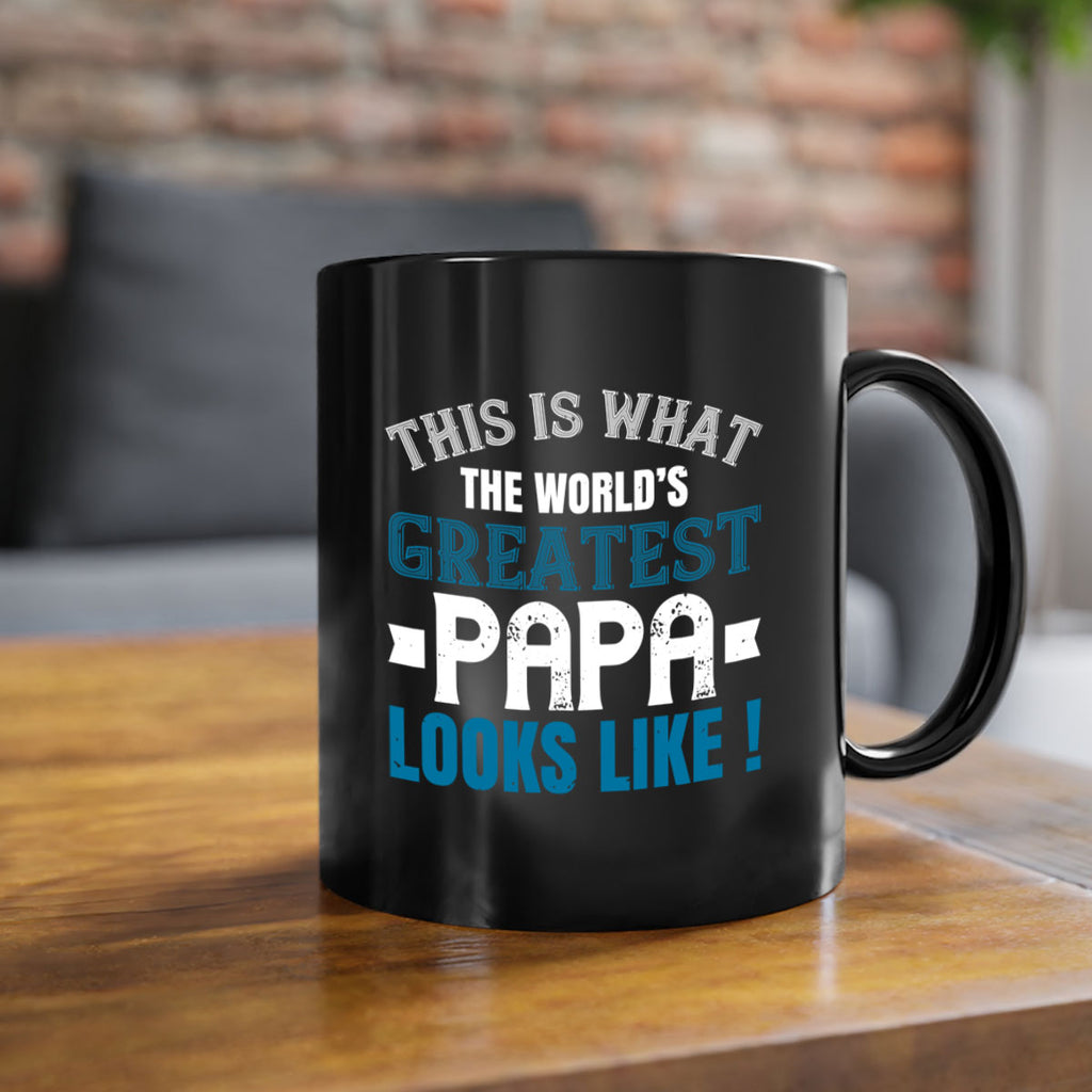 this is what the worlds gratest papa 2#- grandpa-Mug / Coffee Cup