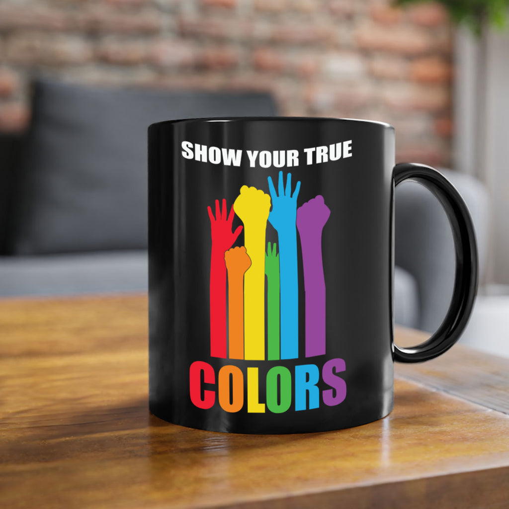 true colors rainbow pride flag lgbt 9#- lgbt-Mug / Coffee Cup