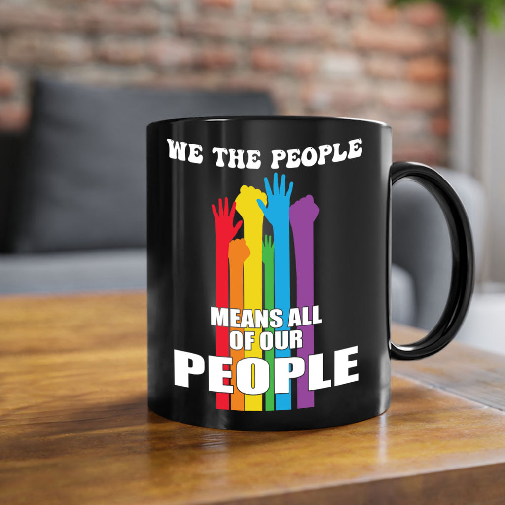 we the people means all lgbt 4#- lgbt-Mug / Coffee Cup