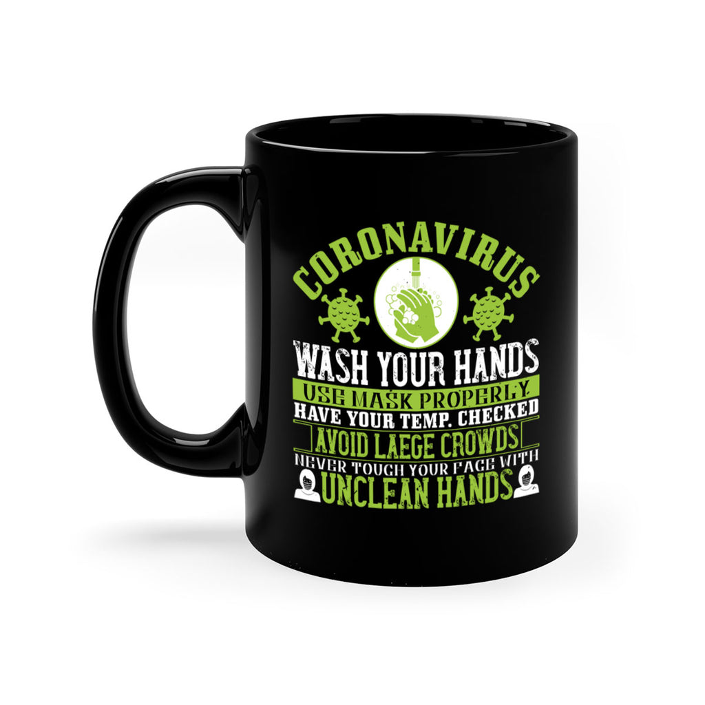 Coronavirus Wash Your Hands Use Style 1#- corona virus-Mug / Coffee Cup