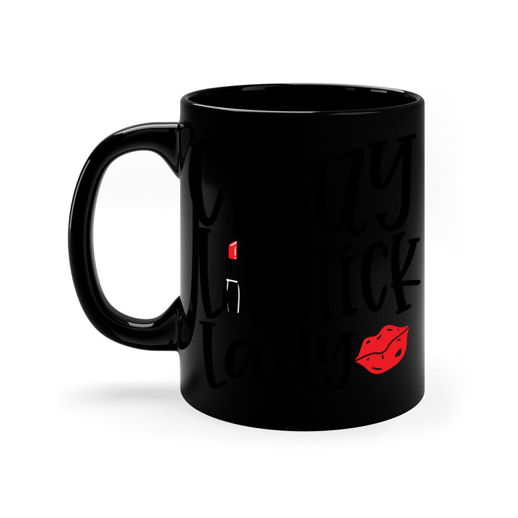 Crazy Lipstick Lady Style 240#- makeup-Mug / Coffee Cup