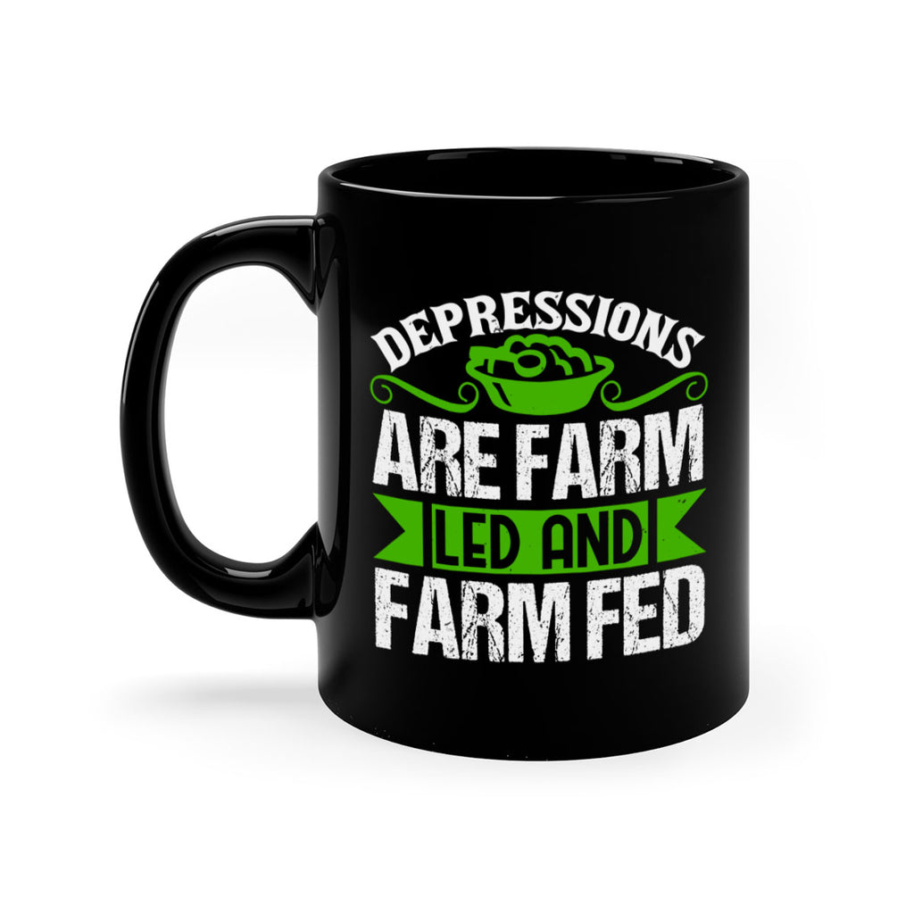 Depression are farm led and farmed 25#- Farm and garden-Mug / Coffee Cup