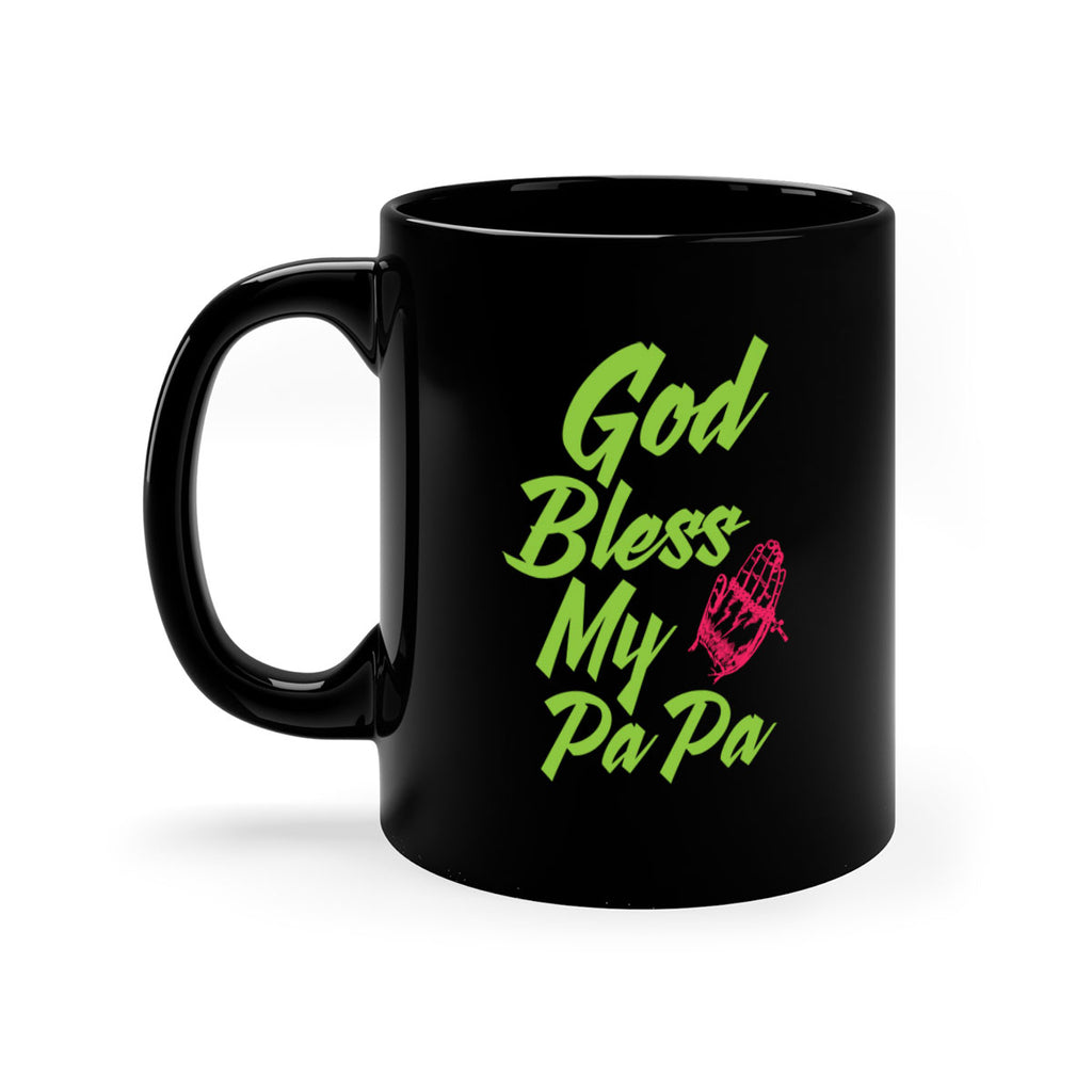 God Bless Papa 107#- grandpa-Mug / Coffee Cup