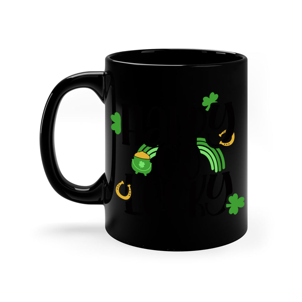 Happy Go Lucky Style 96#- St Patricks Day-Mug / Coffee Cup