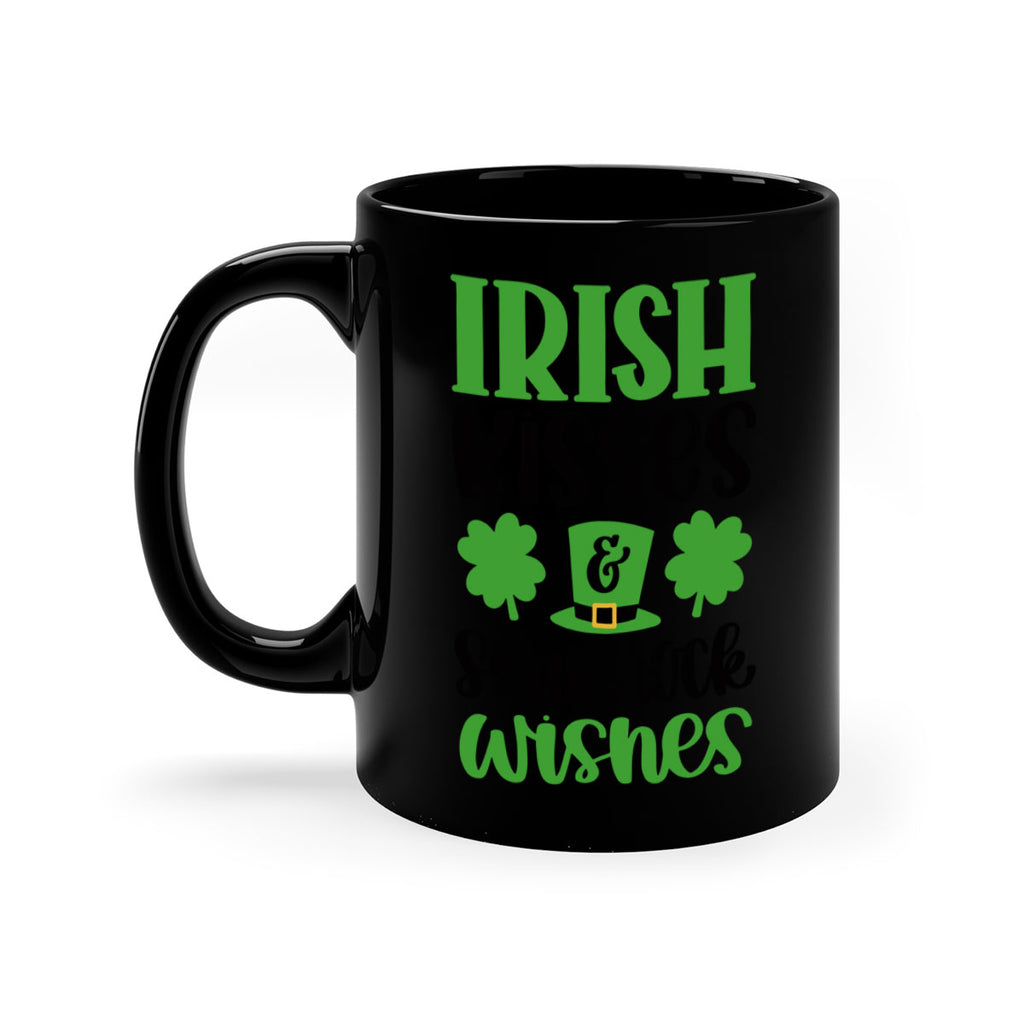 Irish Kisses Shamrock Wishes Style 81#- St Patricks Day-Mug / Coffee Cup