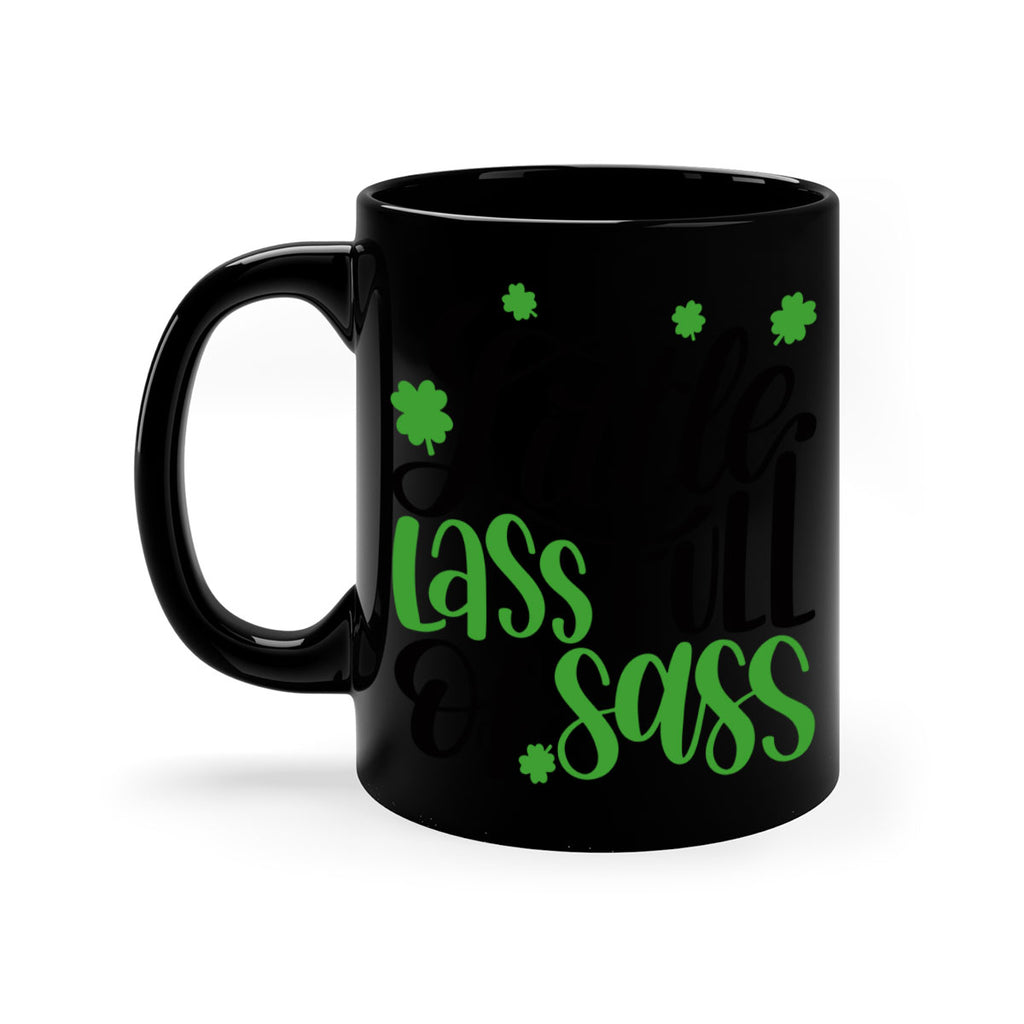 Little Lass Full Of Sass Style 69#- St Patricks Day-Mug / Coffee Cup