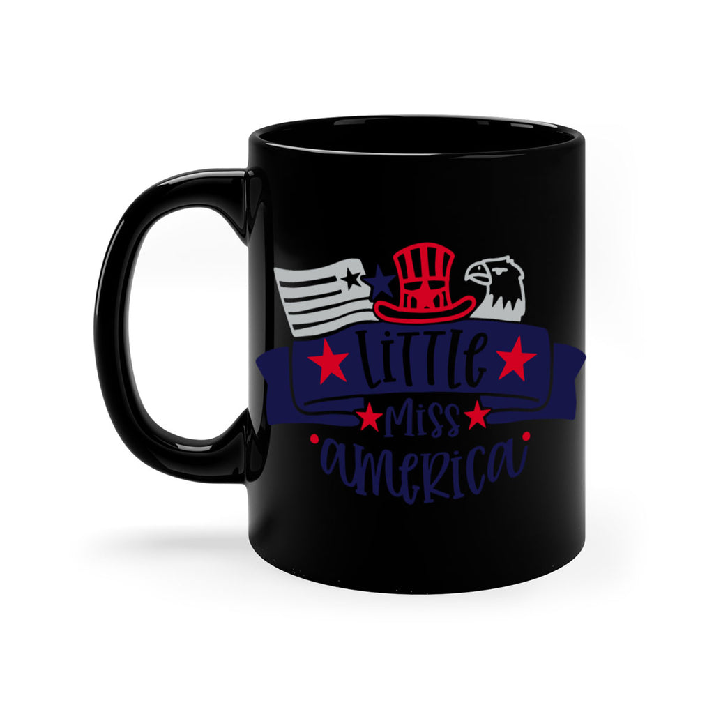 Little Miss America Style 162#- 4th Of July-Mug / Coffee Cup