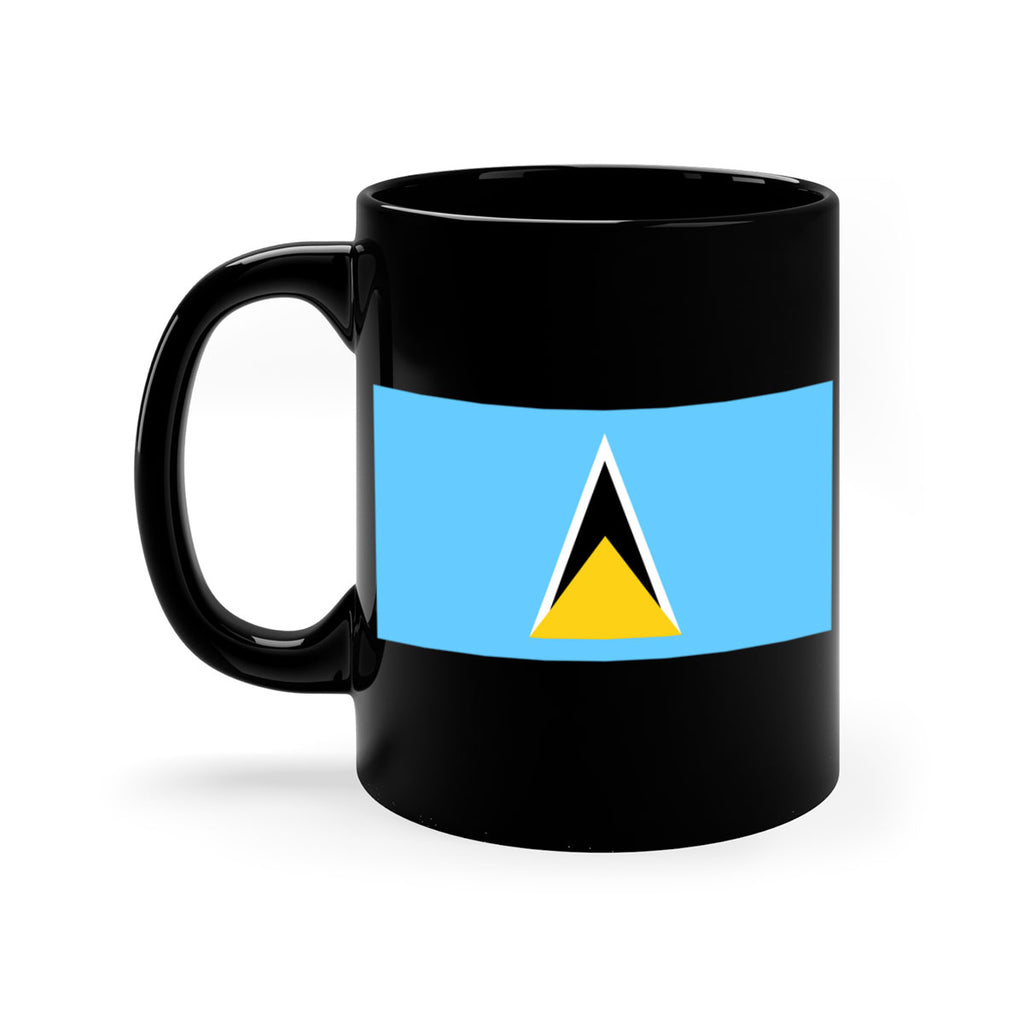 Saint Lucia 51#- world flag-Mug / Coffee Cup