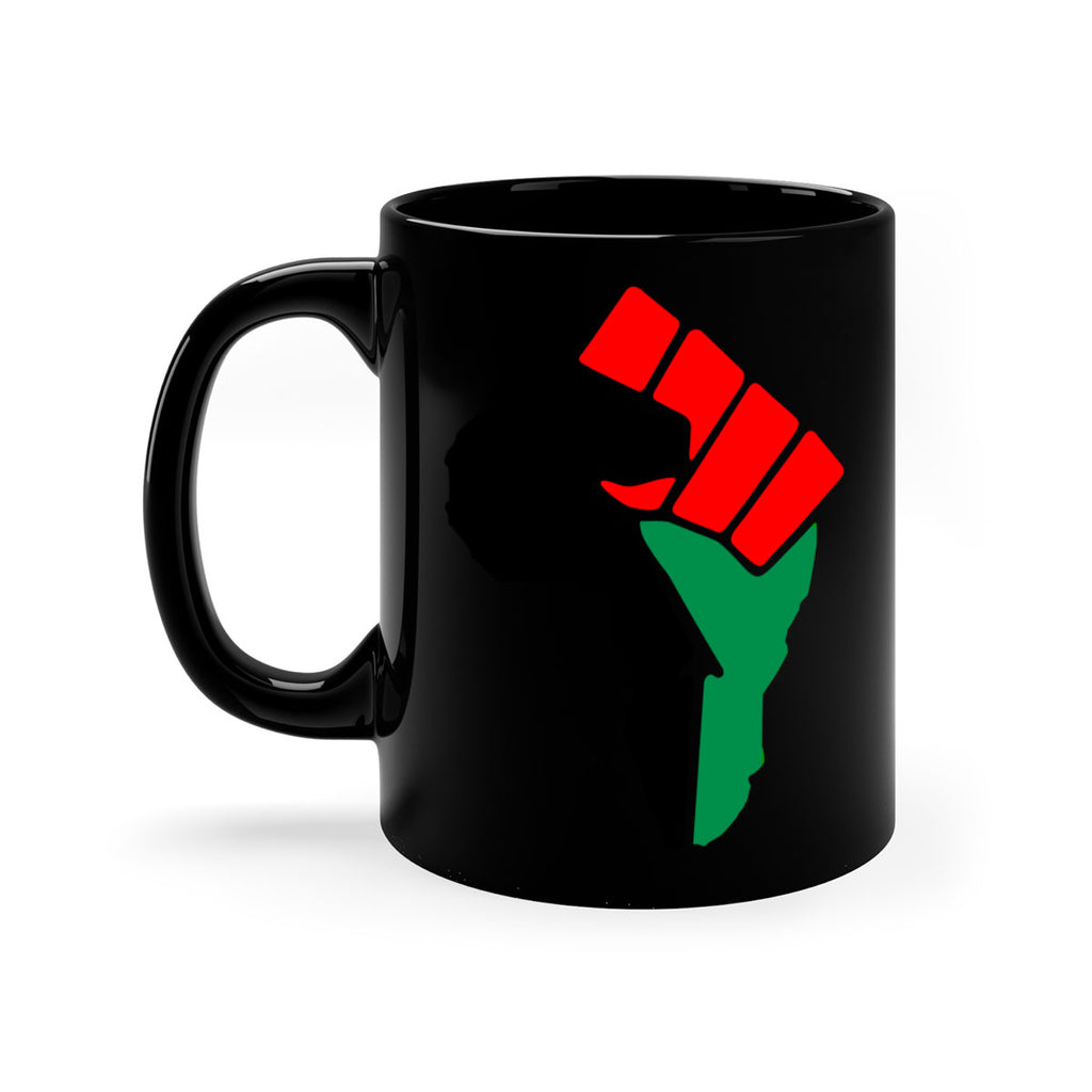 african power fist 274#- black words - phrases-Mug / Coffee Cup