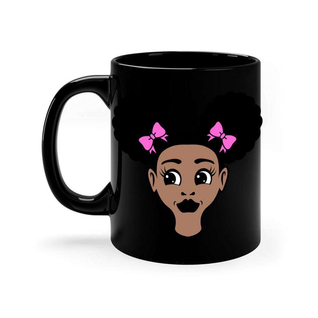 afro puffs girl 76#- Black women - Girls-Mug / Coffee Cup