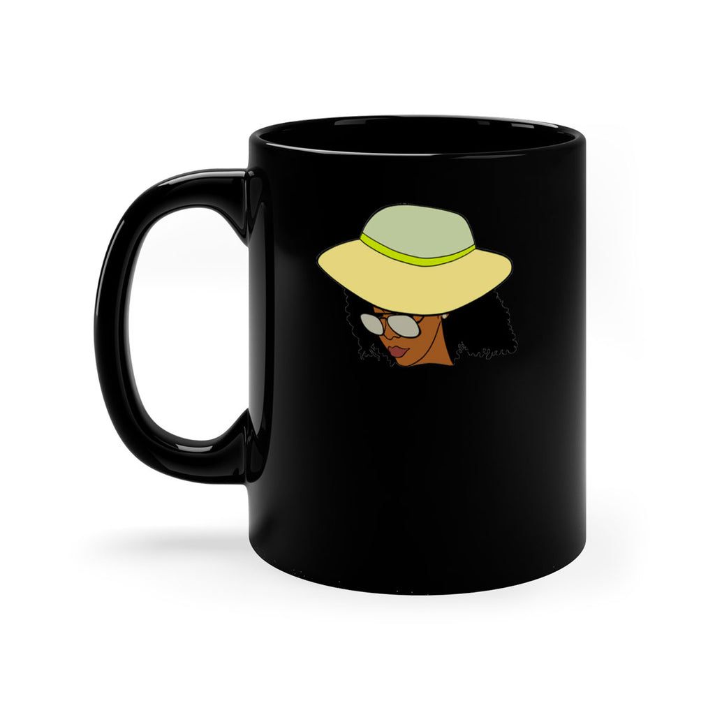 black afro 45#- Black women - Girls-Mug / Coffee Cup
