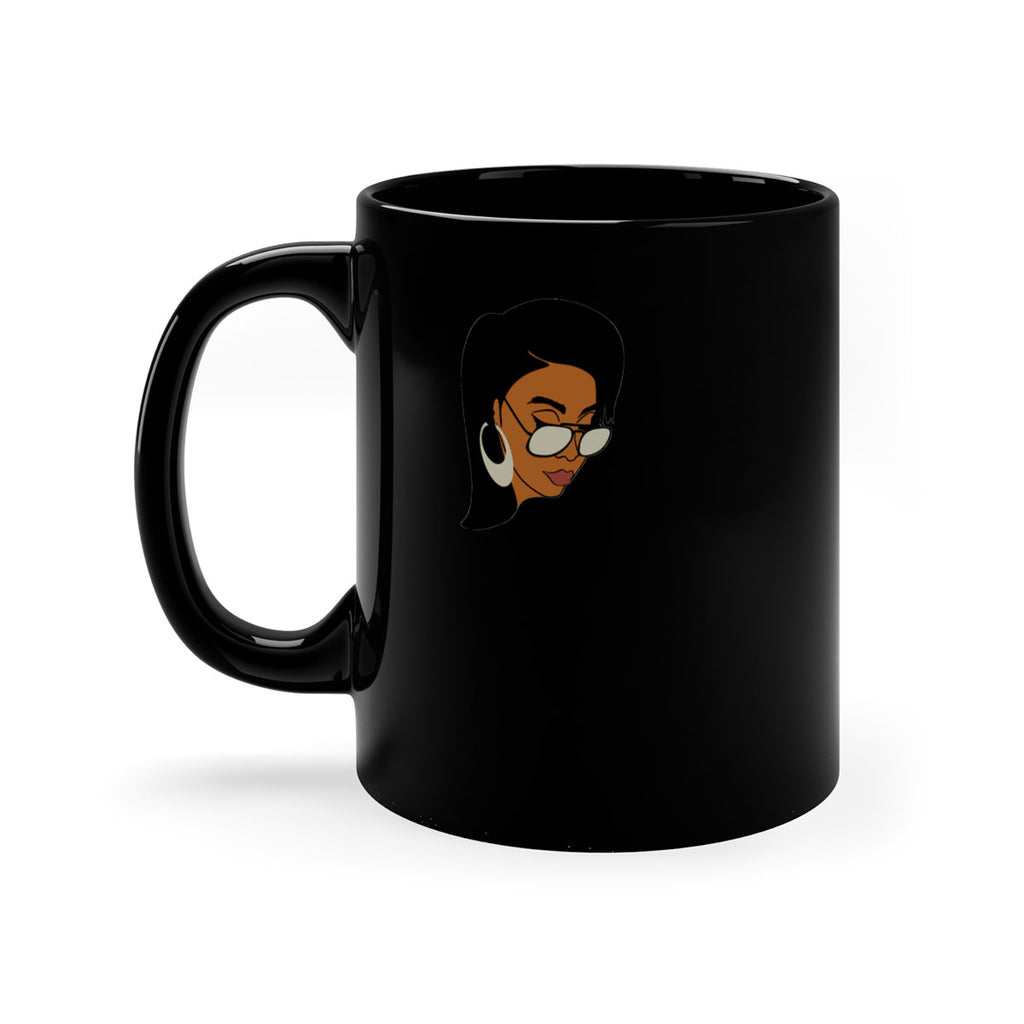 black afro 48#- Black women - Girls-Mug / Coffee Cup