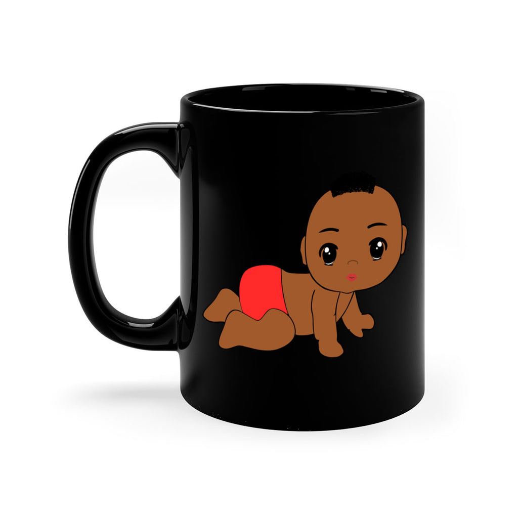 black baby boy 5#- Black men - Boys-Mug / Coffee Cup