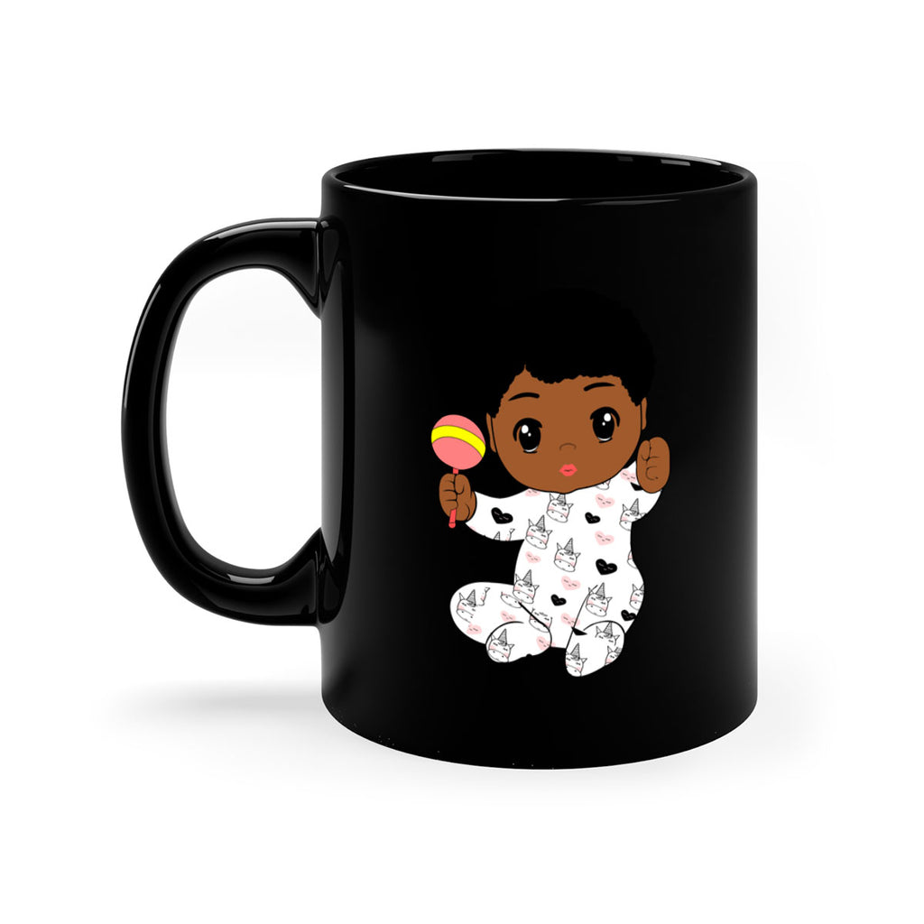 black baby boy 7#- Black men - Boys-Mug / Coffee Cup