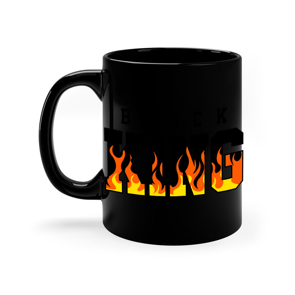 black king flames 232#- black words - phrases-Mug / Coffee Cup