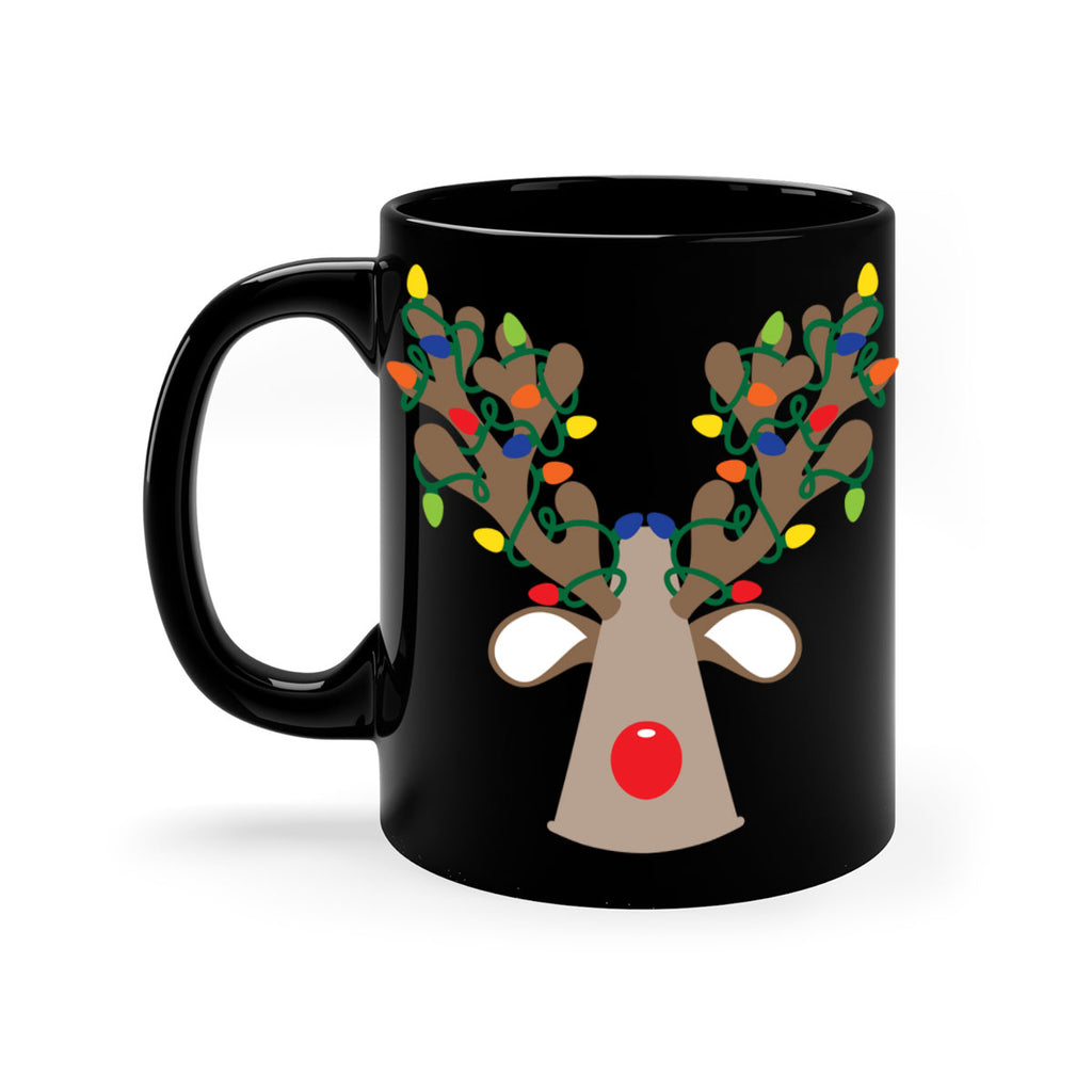 christmas reindeer antler cheer style 116#- christmas-Mug / Coffee Cup