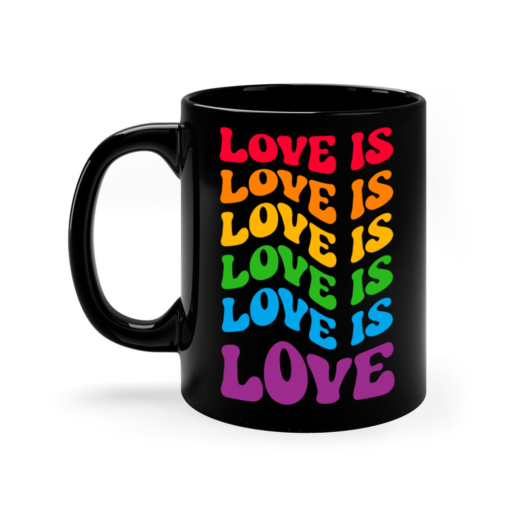 cool rainbow lgbt love is lgbt 147#- lgbt-Mug / Coffee Cup